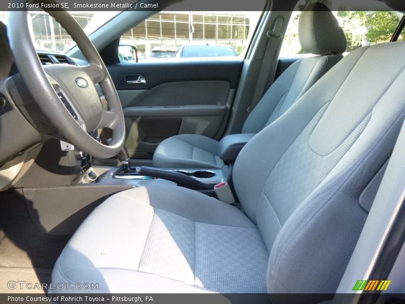 Smokestone Metallic / Camel 2010 Ford Fusion SE