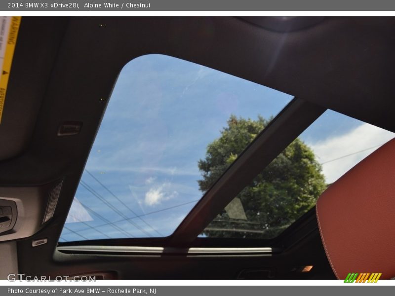 Alpine White / Chestnut 2014 BMW X3 xDrive28i