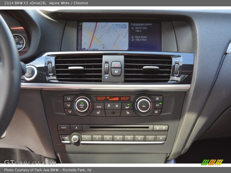Alpine White / Chestnut 2014 BMW X3 xDrive28i