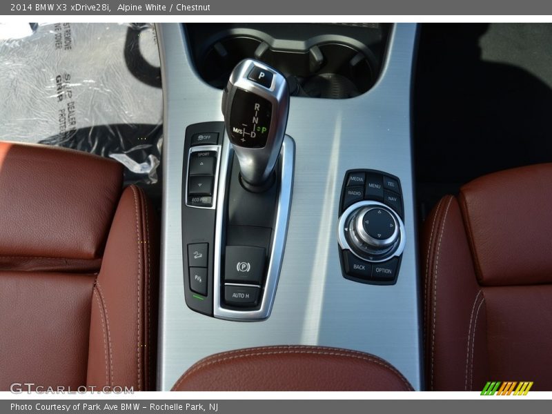 Alpine White / Chestnut 2014 BMW X3 xDrive28i
