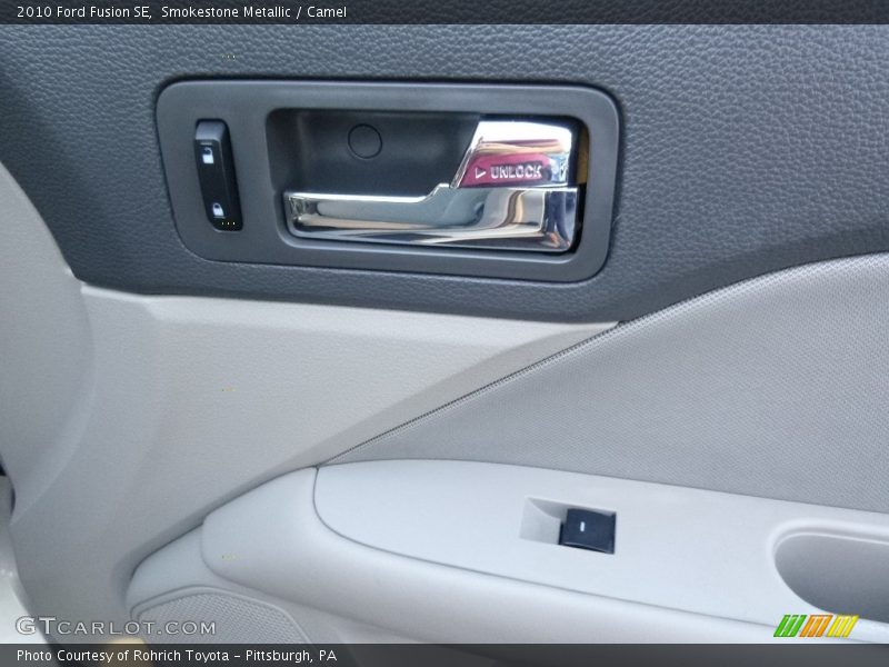Smokestone Metallic / Camel 2010 Ford Fusion SE