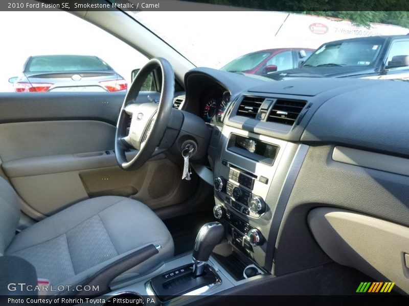 Smokestone Metallic / Camel 2010 Ford Fusion SE