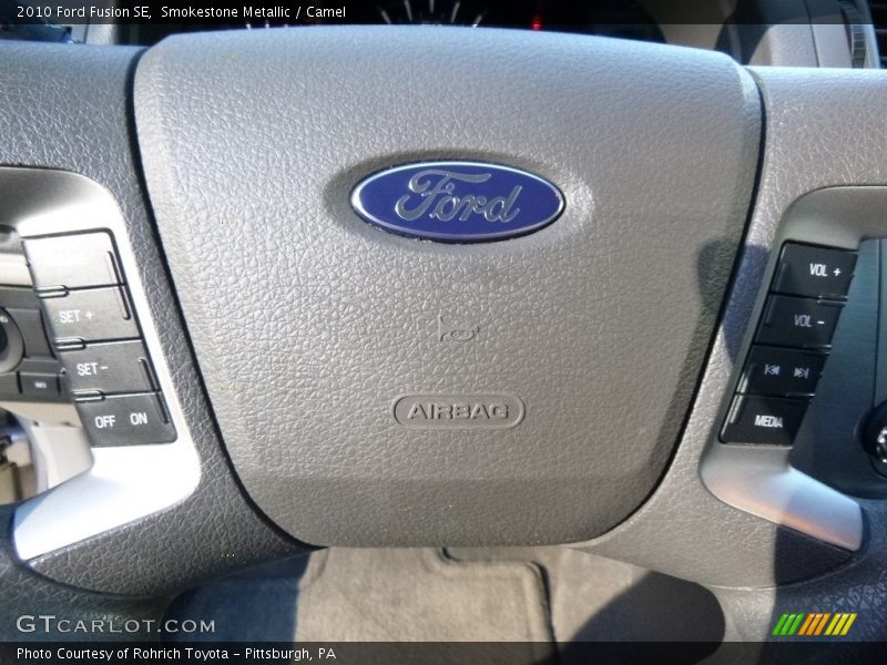 Smokestone Metallic / Camel 2010 Ford Fusion SE