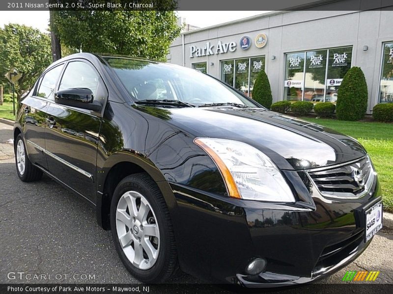 Super Black / Charcoal 2011 Nissan Sentra 2.0 SL
