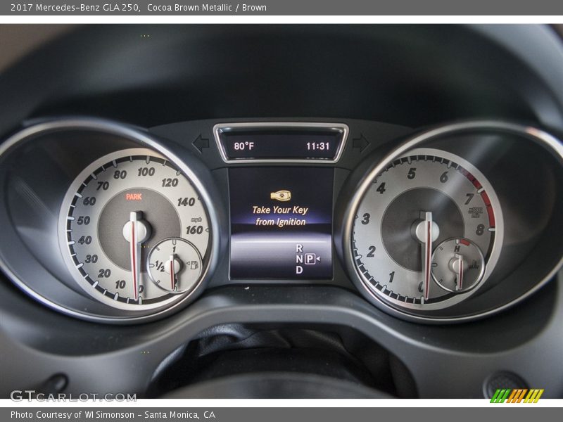  2017 GLA 250 250 Gauges