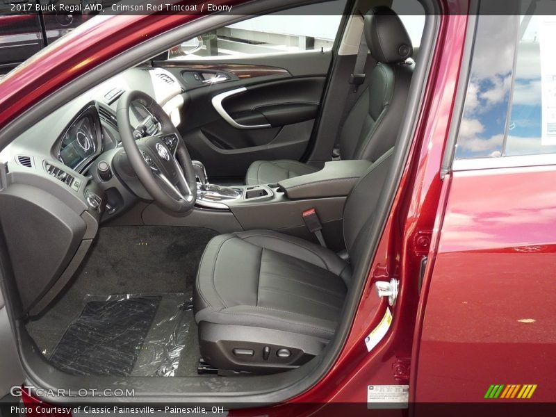Crimson Red Tintcoat / Ebony 2017 Buick Regal AWD