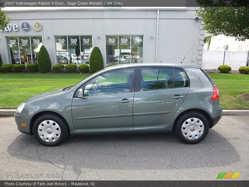 Sage Green Metallic / Art Grey 2007 Volkswagen Rabbit 4 Door
