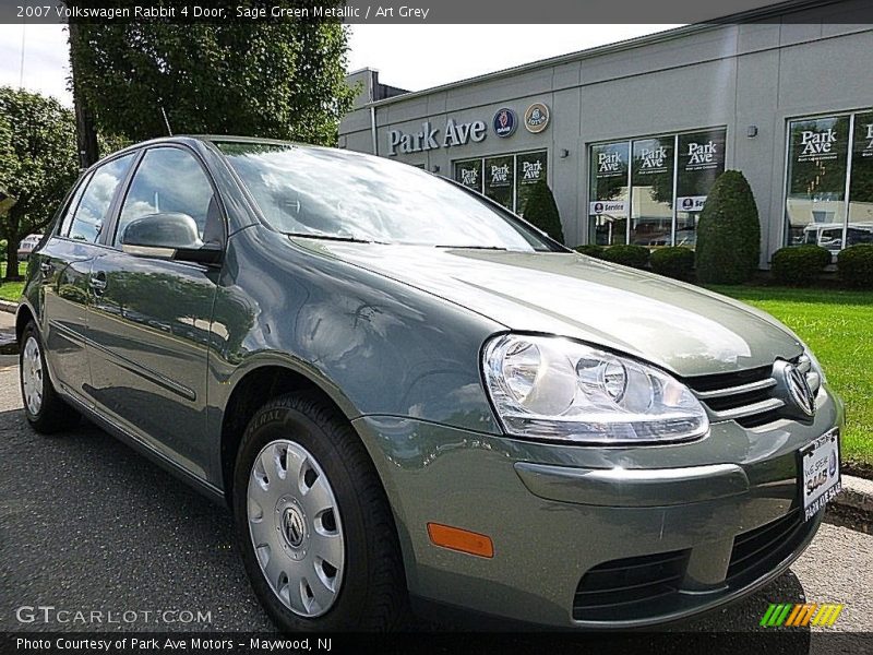 Sage Green Metallic / Art Grey 2007 Volkswagen Rabbit 4 Door