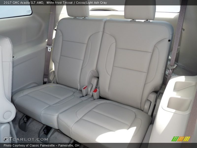 White Frost Tricoat / Cocoa/Light Ash Gray 2017 GMC Acadia SLT AWD