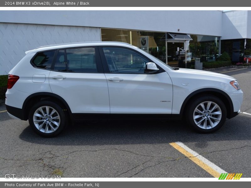 Alpine White / Black 2014 BMW X3 xDrive28i