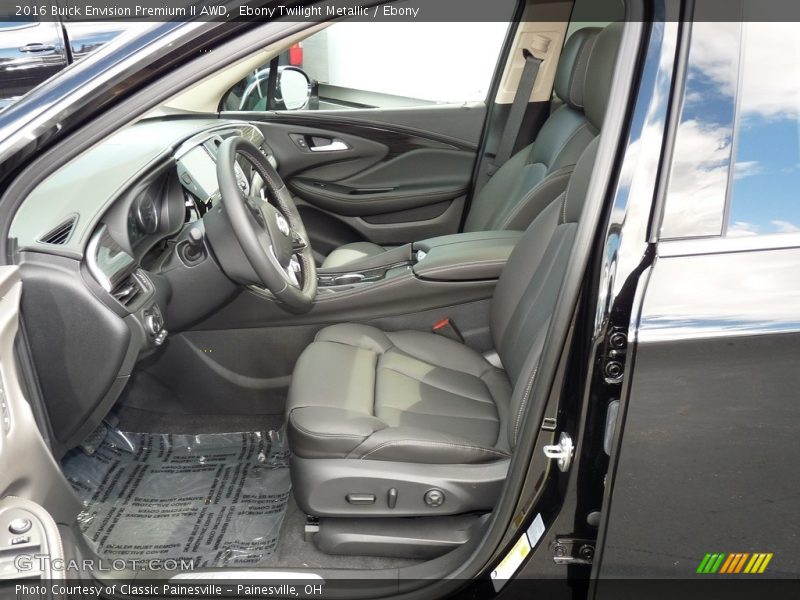 Front Seat of 2016 Envision Premium II AWD
