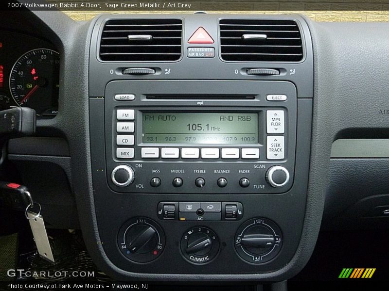 Sage Green Metallic / Art Grey 2007 Volkswagen Rabbit 4 Door