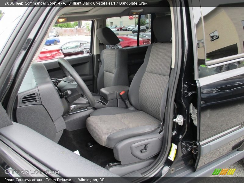 Brilliant Black Crystal Pearl / Dark Slate Gray 2008 Jeep Commander Sport 4x4
