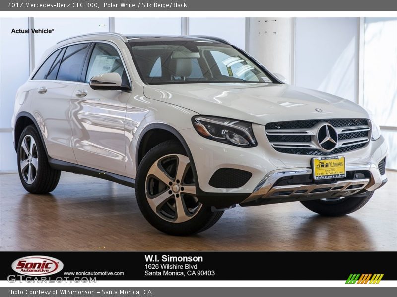 Polar White / Silk Beige/Black 2017 Mercedes-Benz GLC 300