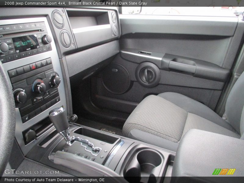 Brilliant Black Crystal Pearl / Dark Slate Gray 2008 Jeep Commander Sport 4x4