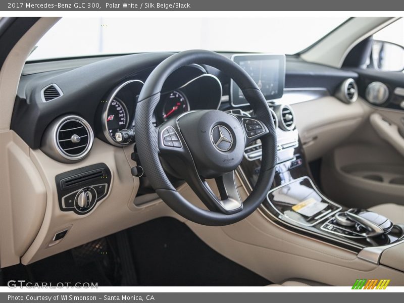 Polar White / Silk Beige/Black 2017 Mercedes-Benz GLC 300