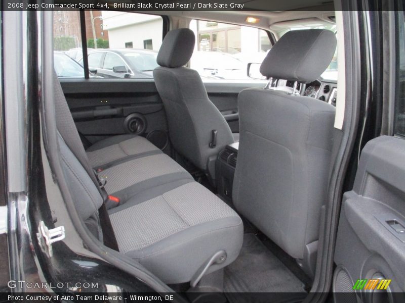 Brilliant Black Crystal Pearl / Dark Slate Gray 2008 Jeep Commander Sport 4x4