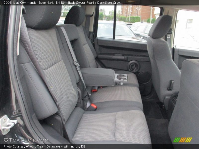 Brilliant Black Crystal Pearl / Dark Slate Gray 2008 Jeep Commander Sport 4x4