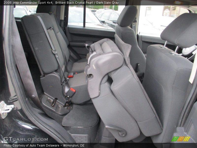 Brilliant Black Crystal Pearl / Dark Slate Gray 2008 Jeep Commander Sport 4x4