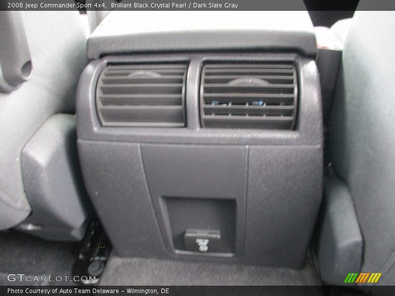 Brilliant Black Crystal Pearl / Dark Slate Gray 2008 Jeep Commander Sport 4x4