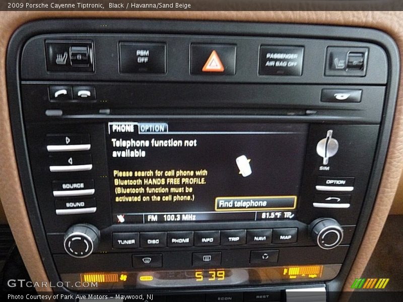 Black / Havanna/Sand Beige 2009 Porsche Cayenne Tiptronic