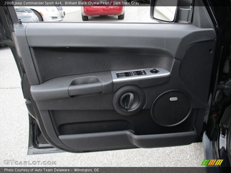 Brilliant Black Crystal Pearl / Dark Slate Gray 2008 Jeep Commander Sport 4x4