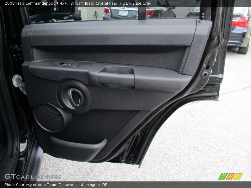 Brilliant Black Crystal Pearl / Dark Slate Gray 2008 Jeep Commander Sport 4x4