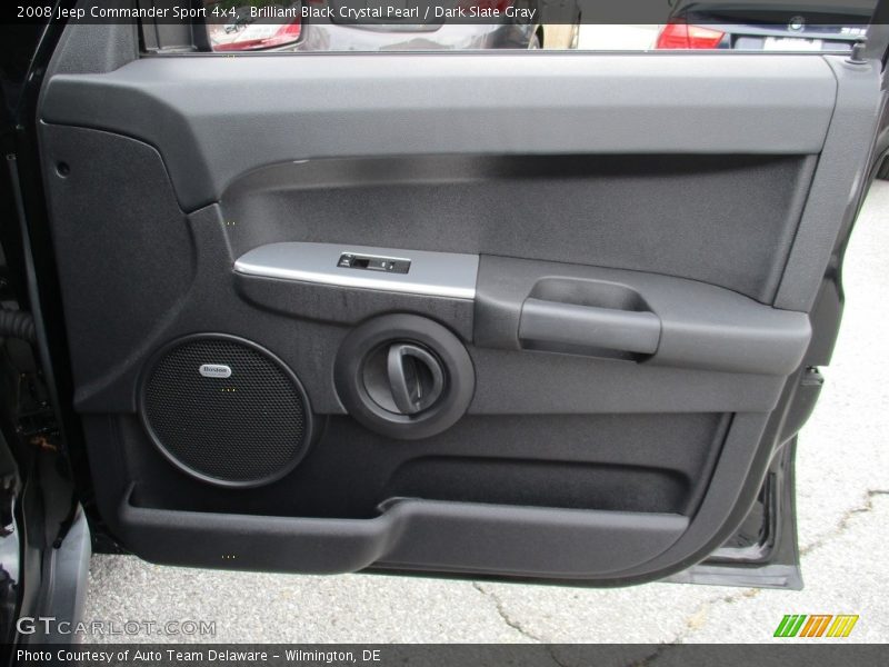 Brilliant Black Crystal Pearl / Dark Slate Gray 2008 Jeep Commander Sport 4x4
