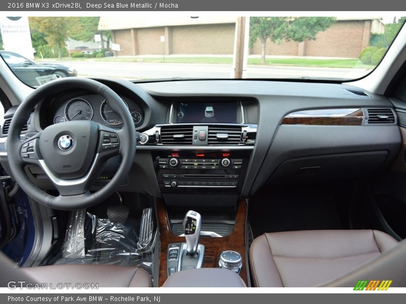 Deep Sea Blue Metallic / Mocha 2016 BMW X3 xDrive28i