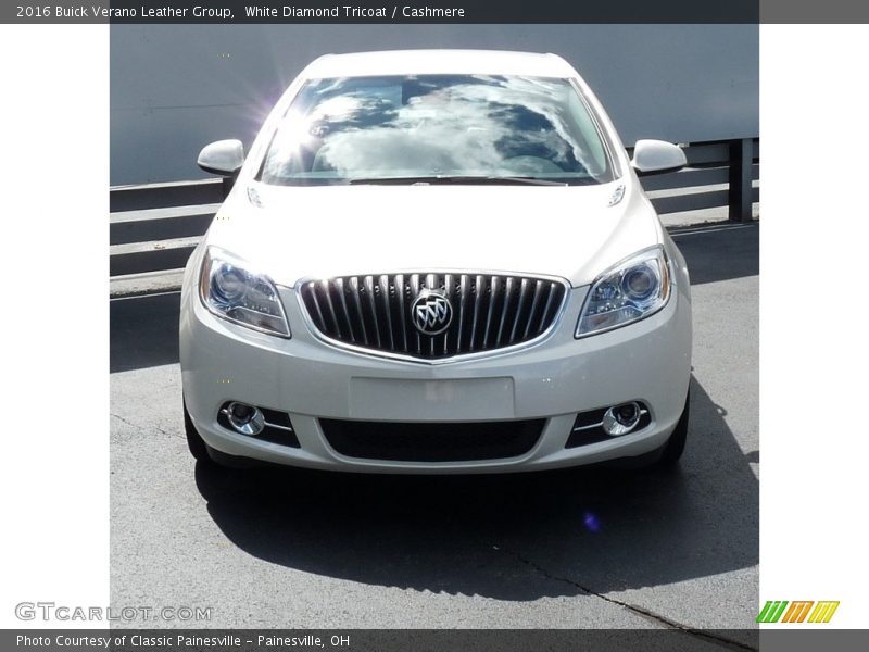 White Diamond Tricoat / Cashmere 2016 Buick Verano Leather Group