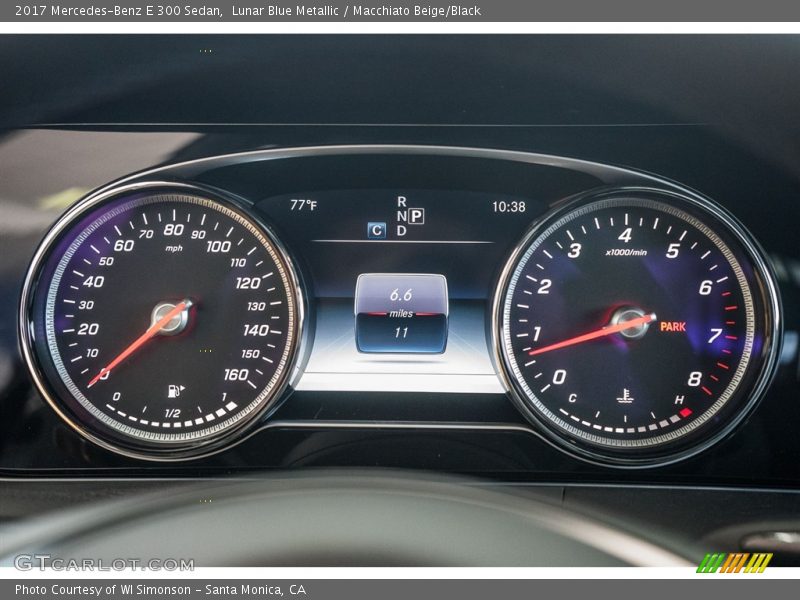 Lunar Blue Metallic / Macchiato Beige/Black 2017 Mercedes-Benz E 300 Sedan