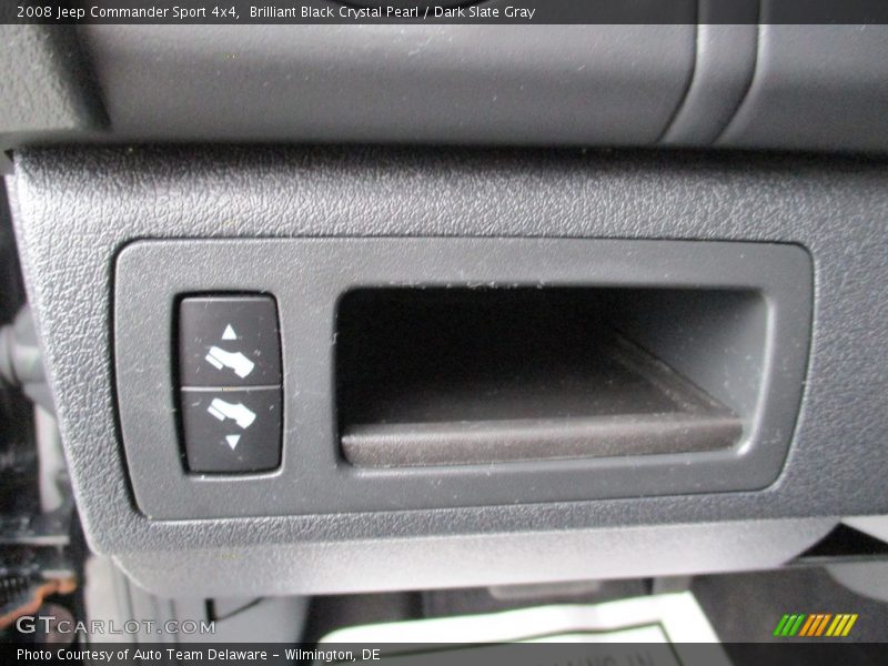 Brilliant Black Crystal Pearl / Dark Slate Gray 2008 Jeep Commander Sport 4x4