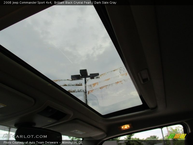 Brilliant Black Crystal Pearl / Dark Slate Gray 2008 Jeep Commander Sport 4x4