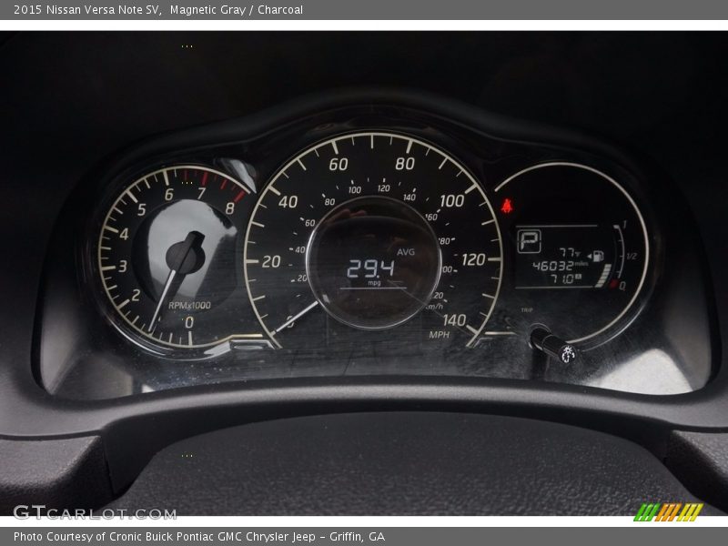 Magnetic Gray / Charcoal 2015 Nissan Versa Note SV