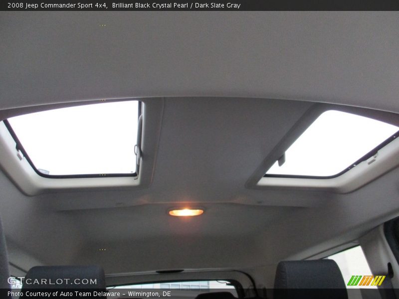 Brilliant Black Crystal Pearl / Dark Slate Gray 2008 Jeep Commander Sport 4x4