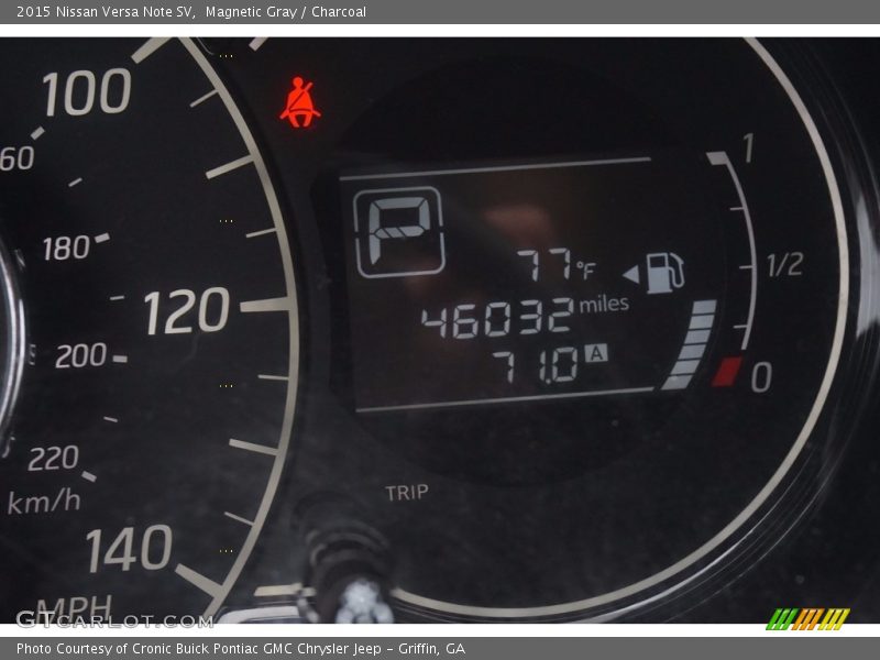 Magnetic Gray / Charcoal 2015 Nissan Versa Note SV