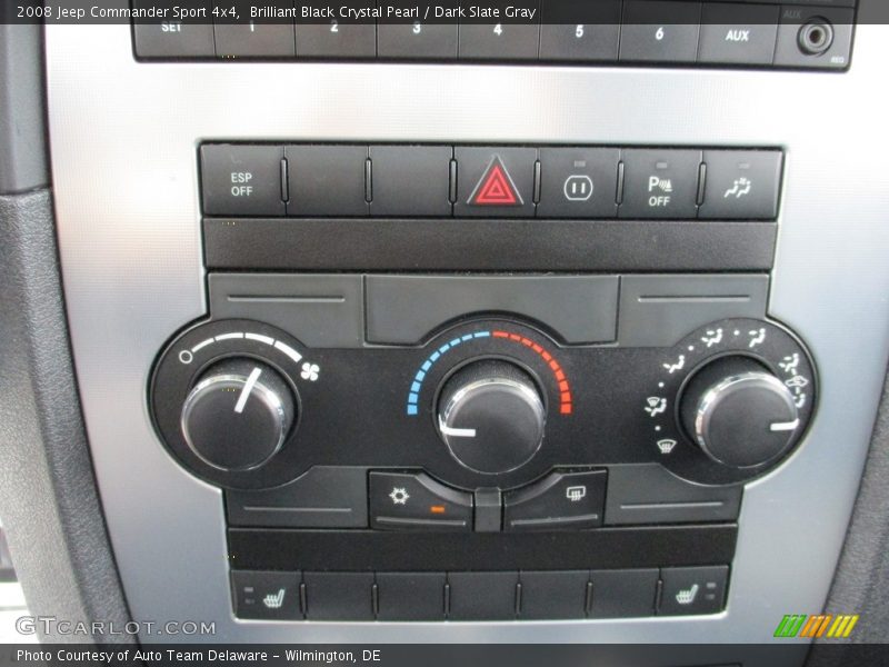 Brilliant Black Crystal Pearl / Dark Slate Gray 2008 Jeep Commander Sport 4x4