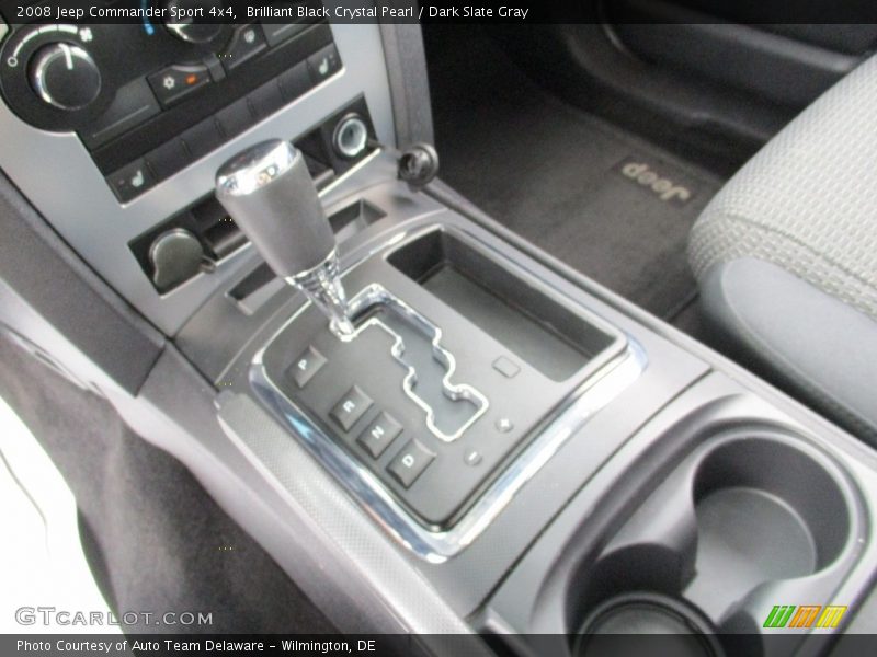 Brilliant Black Crystal Pearl / Dark Slate Gray 2008 Jeep Commander Sport 4x4