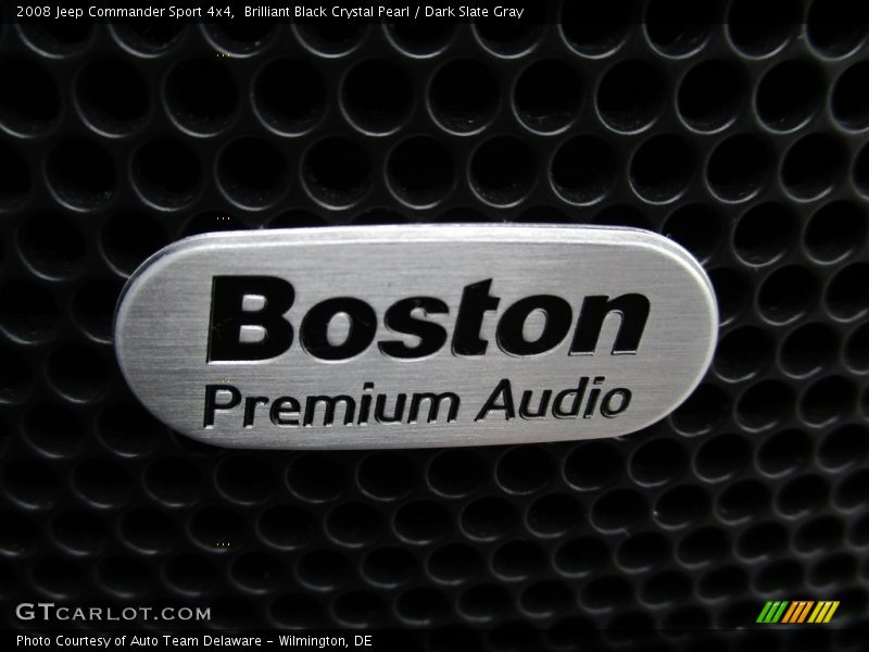 Brilliant Black Crystal Pearl / Dark Slate Gray 2008 Jeep Commander Sport 4x4