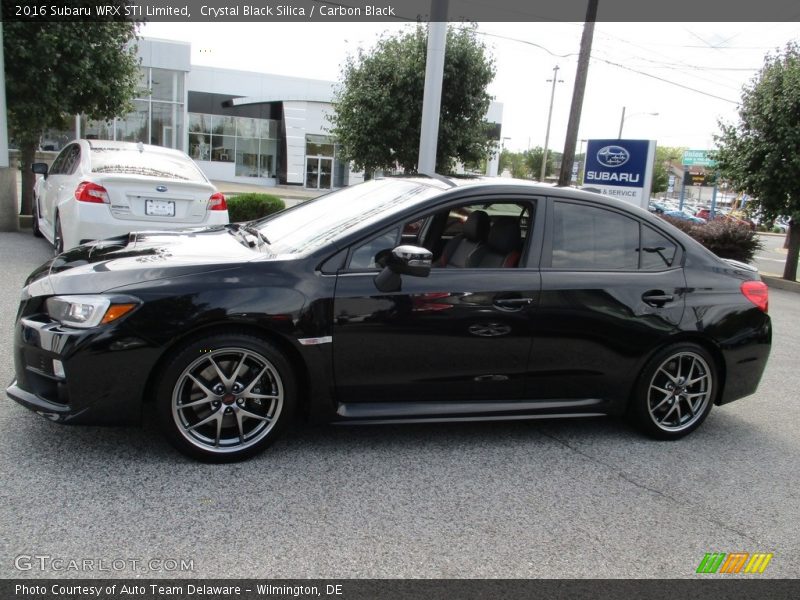  2016 WRX STI Limited Crystal Black Silica