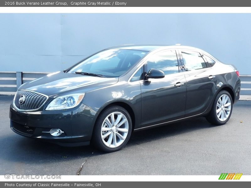 Graphite Gray Metallic / Ebony 2016 Buick Verano Leather Group