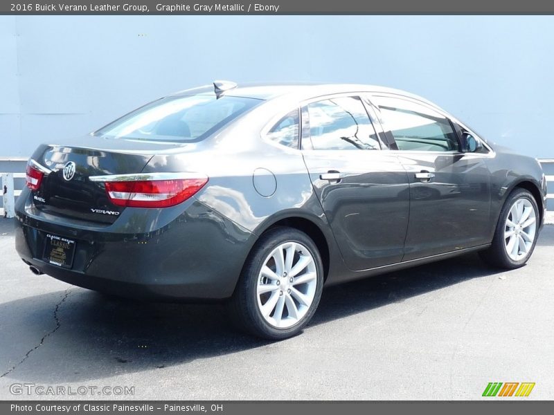Graphite Gray Metallic / Ebony 2016 Buick Verano Leather Group