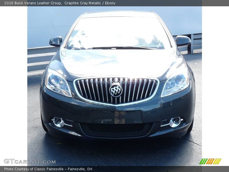 Graphite Gray Metallic / Ebony 2016 Buick Verano Leather Group