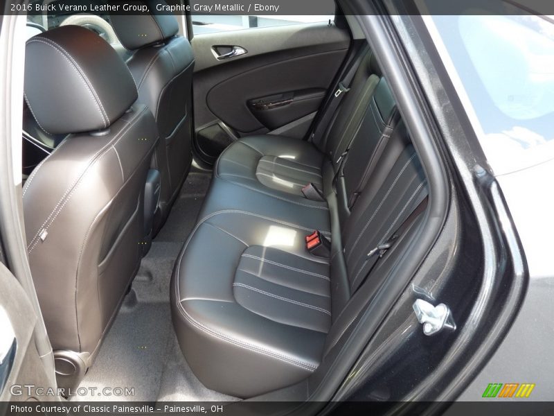 Graphite Gray Metallic / Ebony 2016 Buick Verano Leather Group