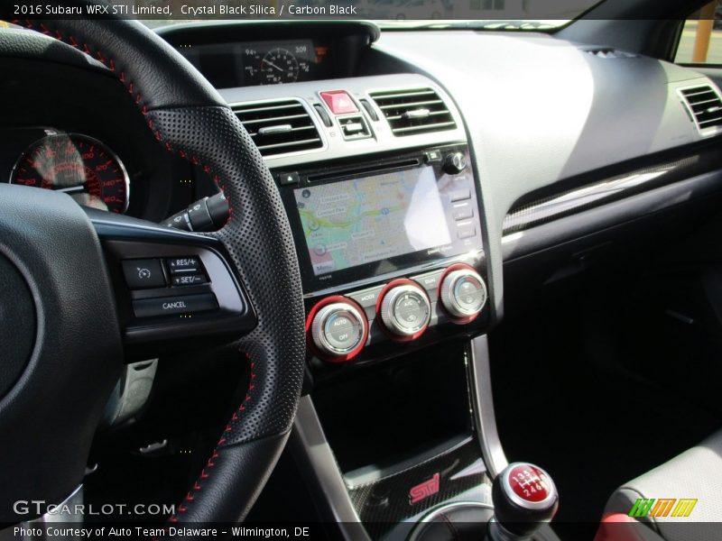 Crystal Black Silica / Carbon Black 2016 Subaru WRX STI Limited