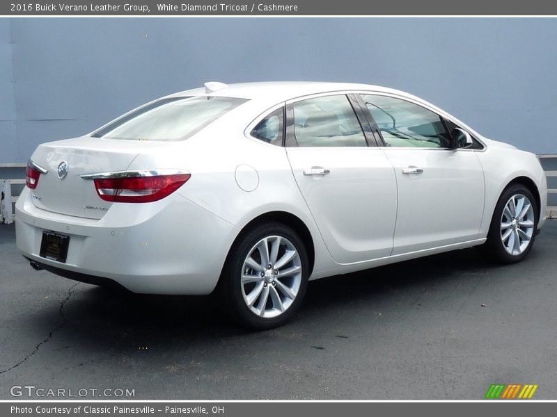 White Diamond Tricoat / Cashmere 2016 Buick Verano Leather Group