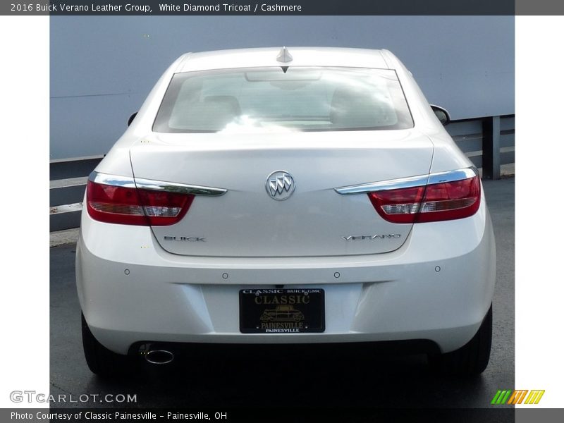 White Diamond Tricoat / Cashmere 2016 Buick Verano Leather Group