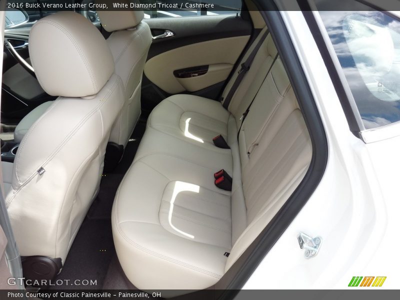 White Diamond Tricoat / Cashmere 2016 Buick Verano Leather Group
