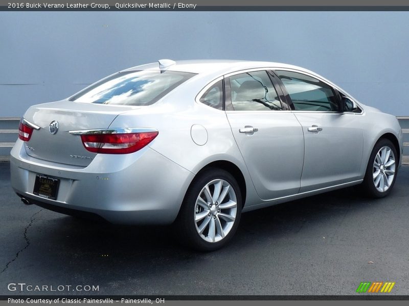 Quicksilver Metallic / Ebony 2016 Buick Verano Leather Group