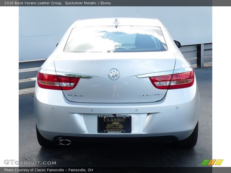 Quicksilver Metallic / Ebony 2016 Buick Verano Leather Group